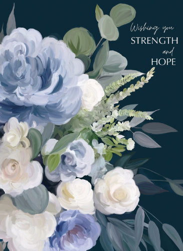 Blue Bloom Card
