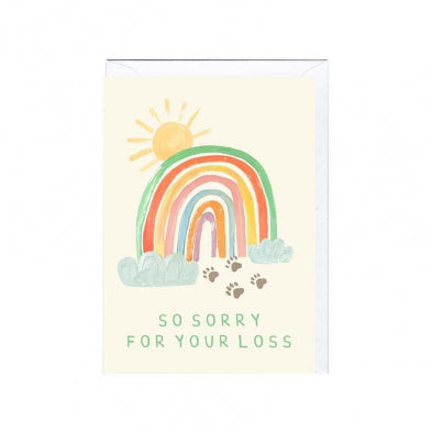 Pet Loss Sorry Sympathy Card