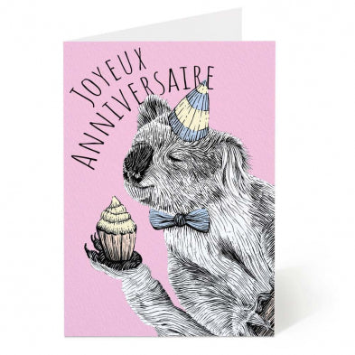 Koala French Card