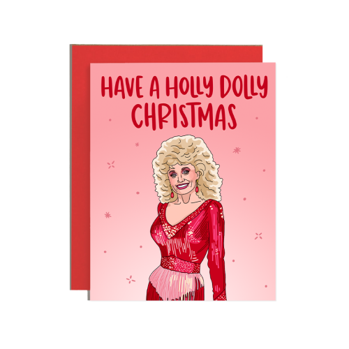 Holly Dolly Card