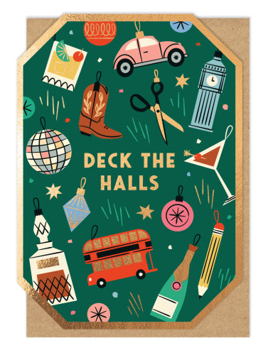 Deck The Halls Card