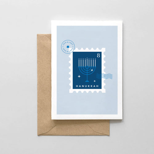 Hanukkah Stamp Card
