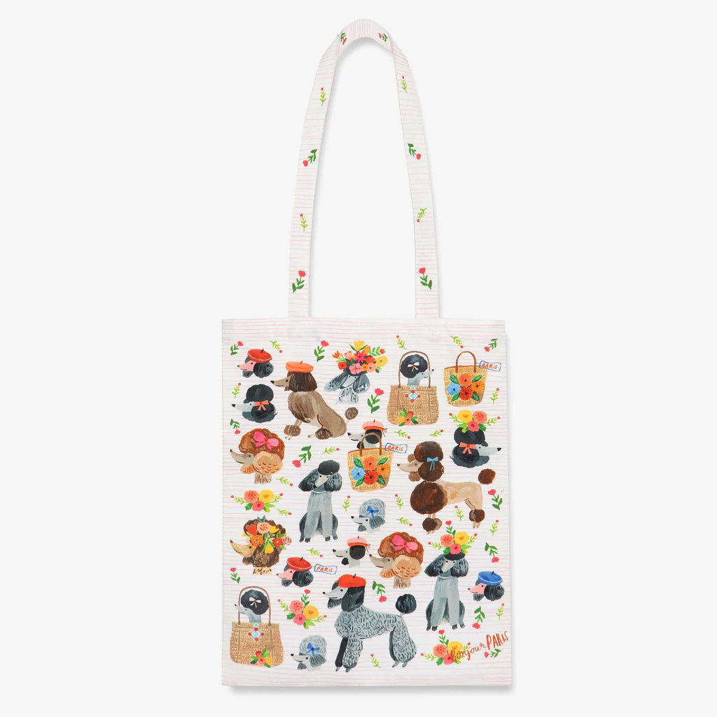 Tote Bag Ooh La La Poodles