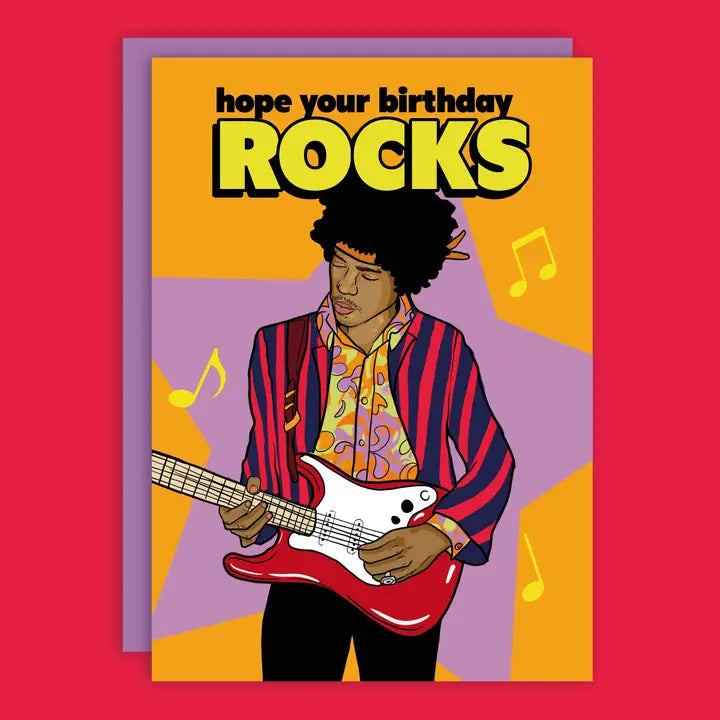 Hope Your Birthday Rocks Greeting Card
