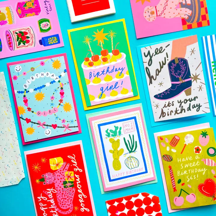 Happy Birthday Gorgeous Girl Greeting Card