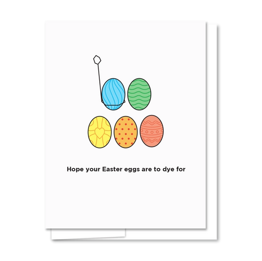 Easter Egg Letterpress Easter Card