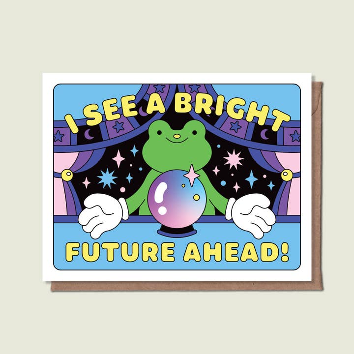 I See A Bright Future Ahead Greeting Card