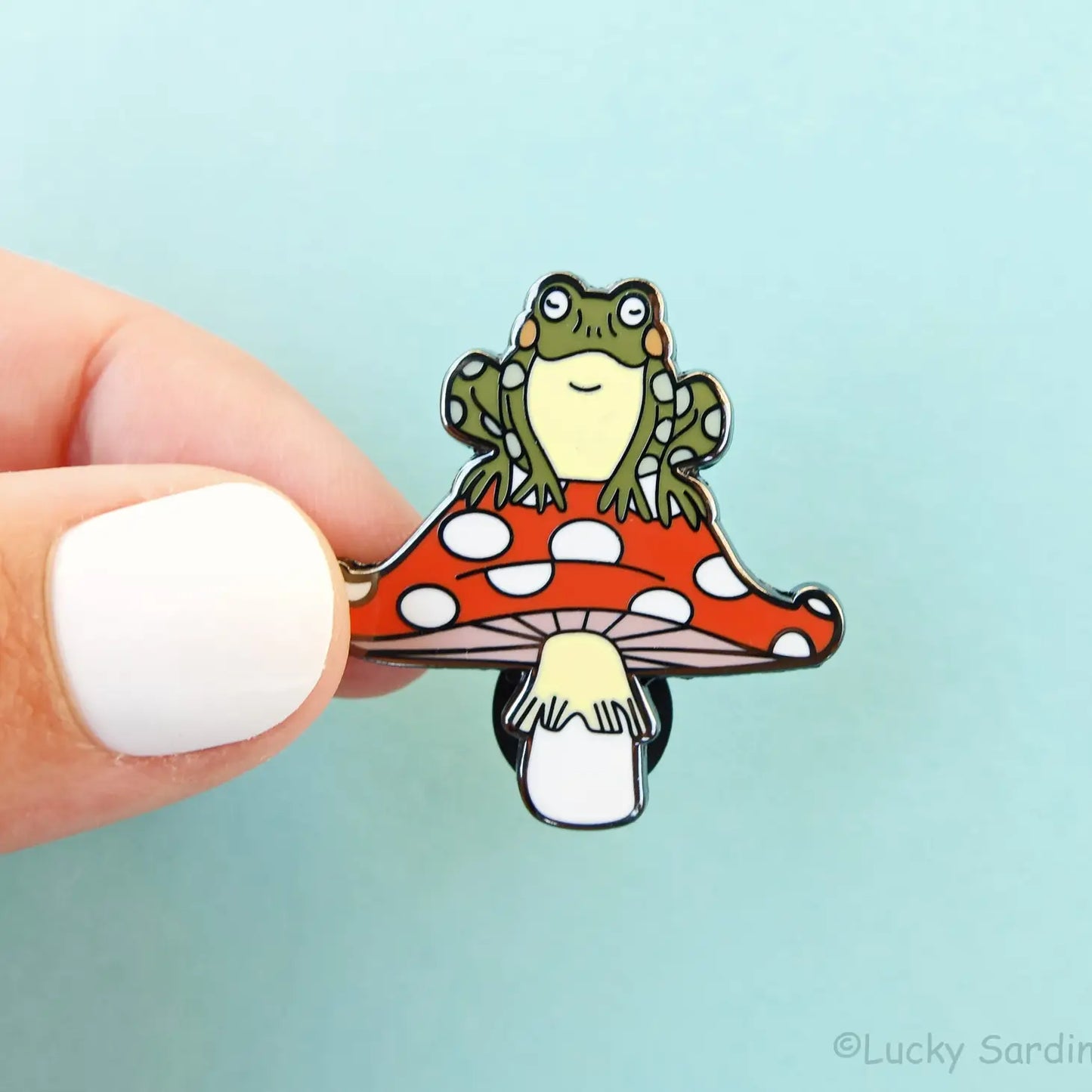 @42 Toad & Toadstool, Mushroom Enamel Pin