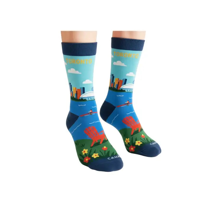 Toronto Scenic Skyline Crew Socks