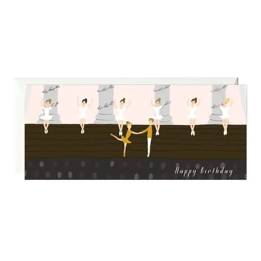 Ballet Birthday Card - No. 9 Size Long Card