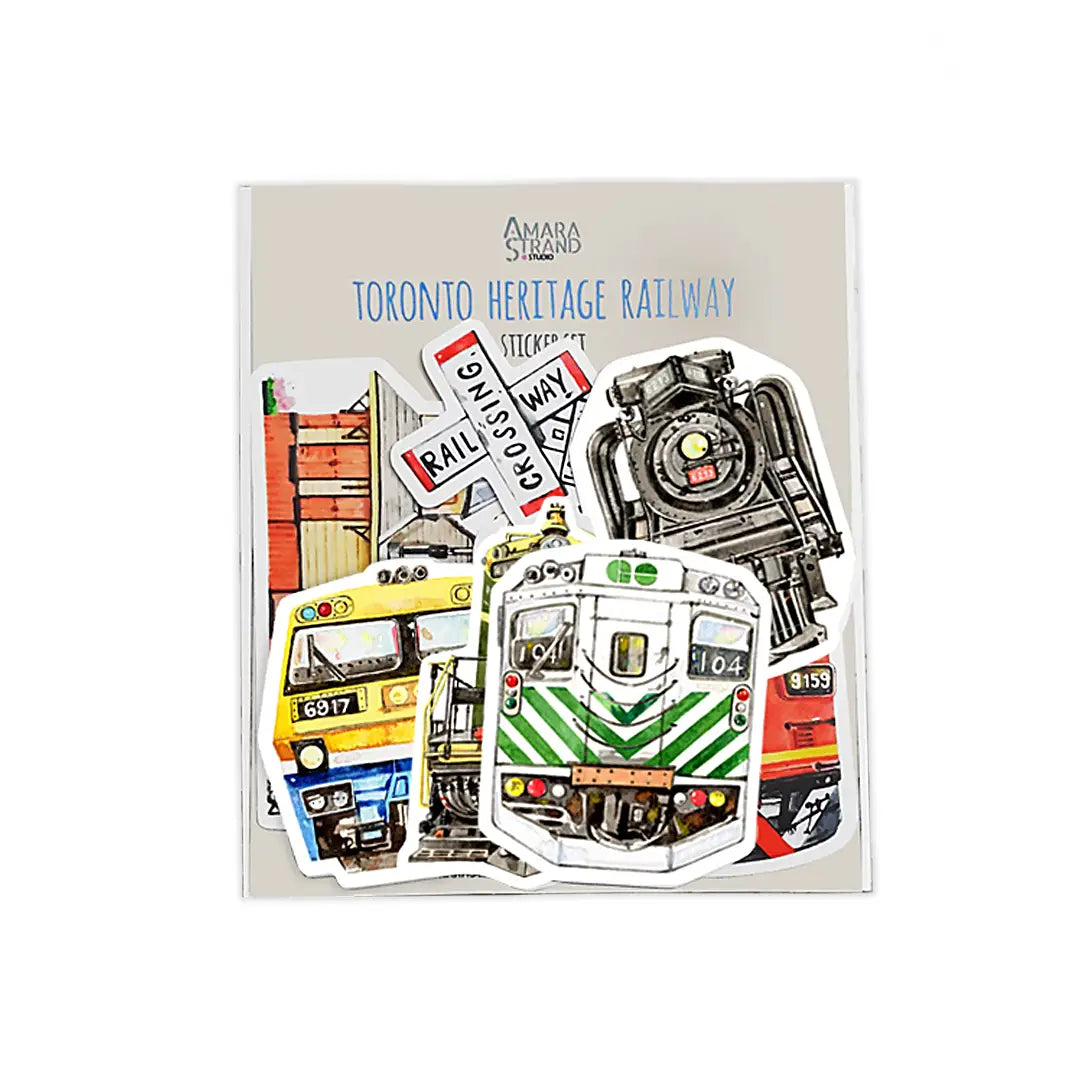 Toronto Heritage Railway Sticker Set