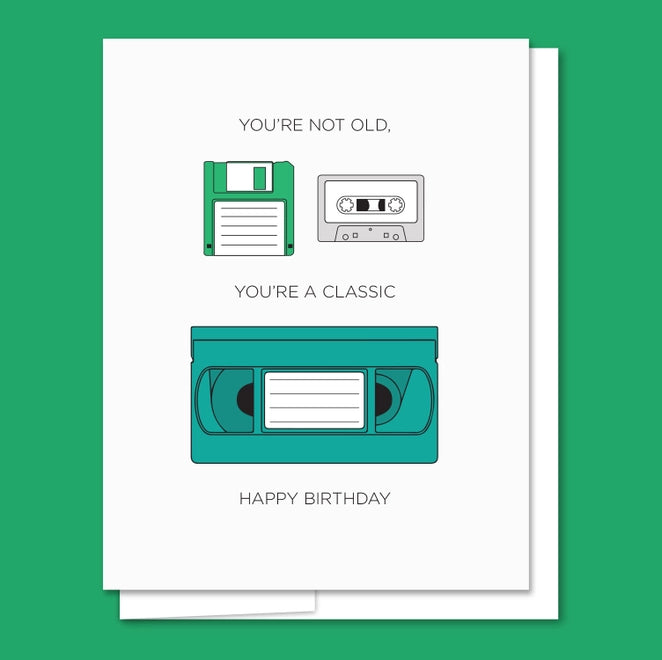 Classic Birthday Letterpress Card