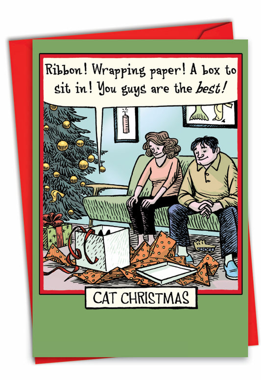 Cat Christmas Card