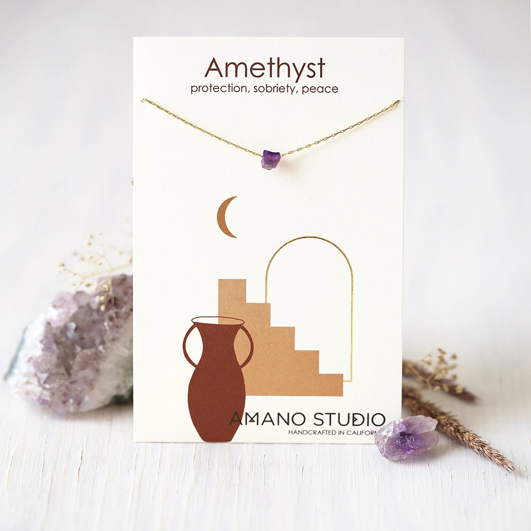 Healing Stones Amethyst Necklace