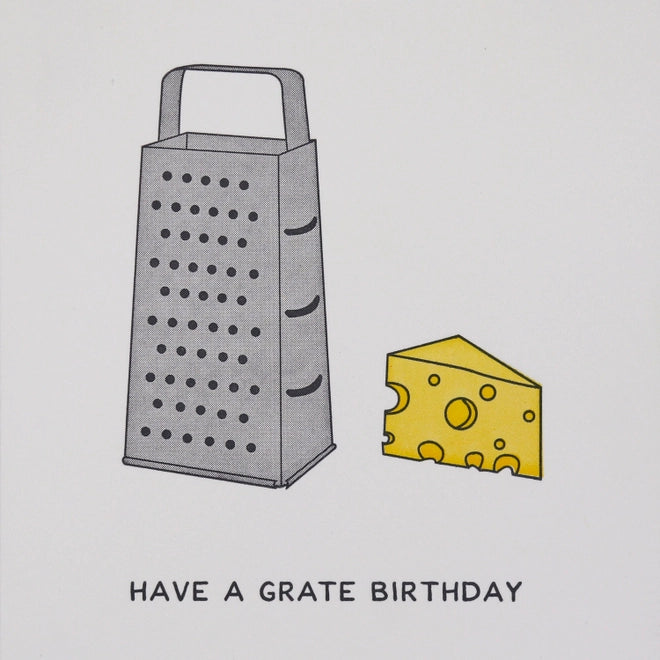 Have a Grate Letterpress Birthday Card