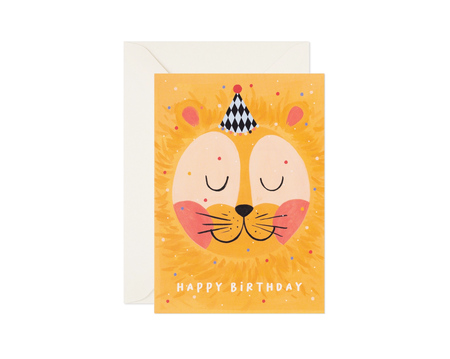 Birthday Lion Greeting Card