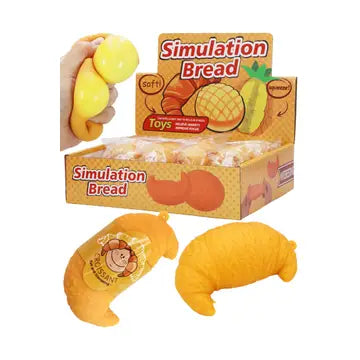 Realistic Croissant Fluffy Squishy Toy