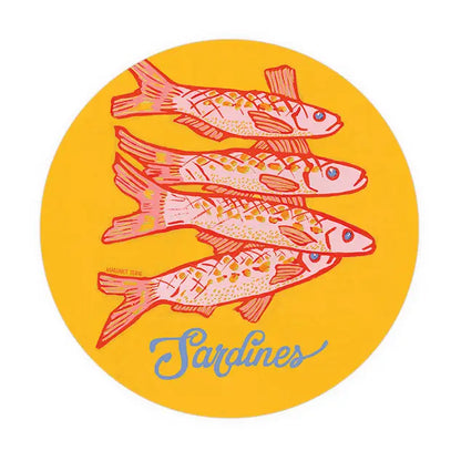 Pink Sardines Coaster