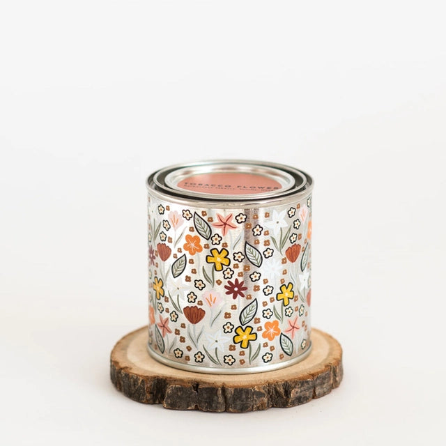 Paint Tin Candle | Home Decor | Tobacco Flower | Vanilla 8oz