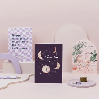 Many Moons Birthday Card