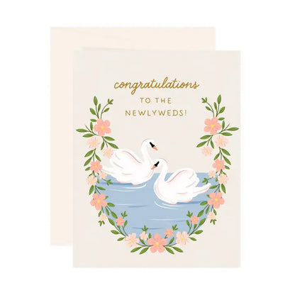 Wedding Swans Card