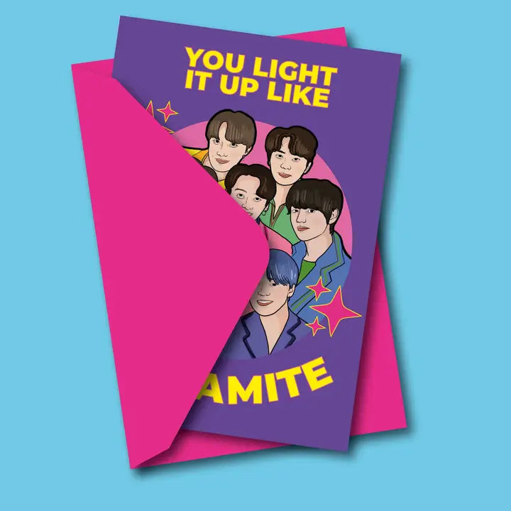 You Light Up Like Dynamite Birthday Greeting Card