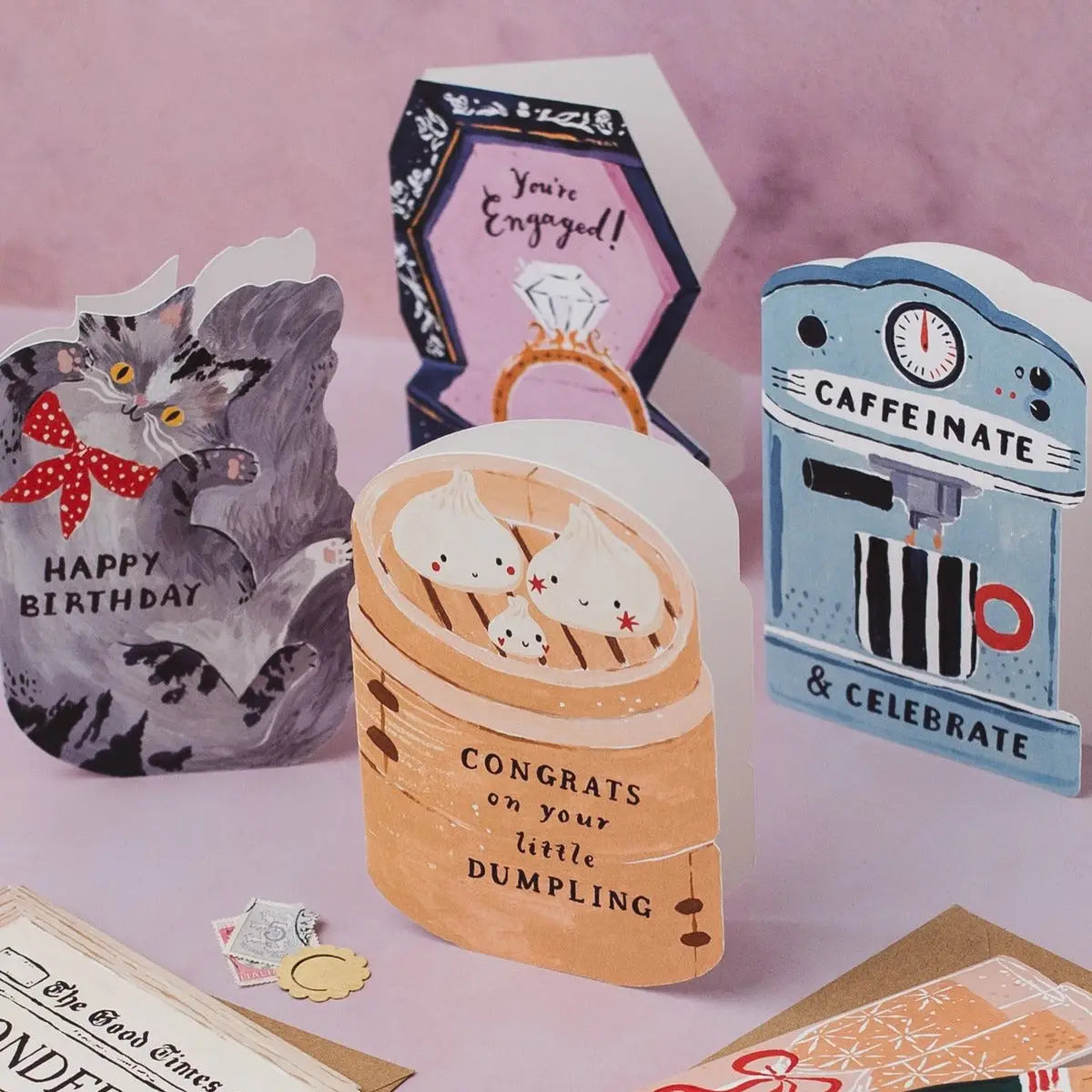 Dumpling New Baby Card