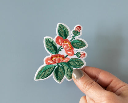 #127 Floral Iron-On Patch