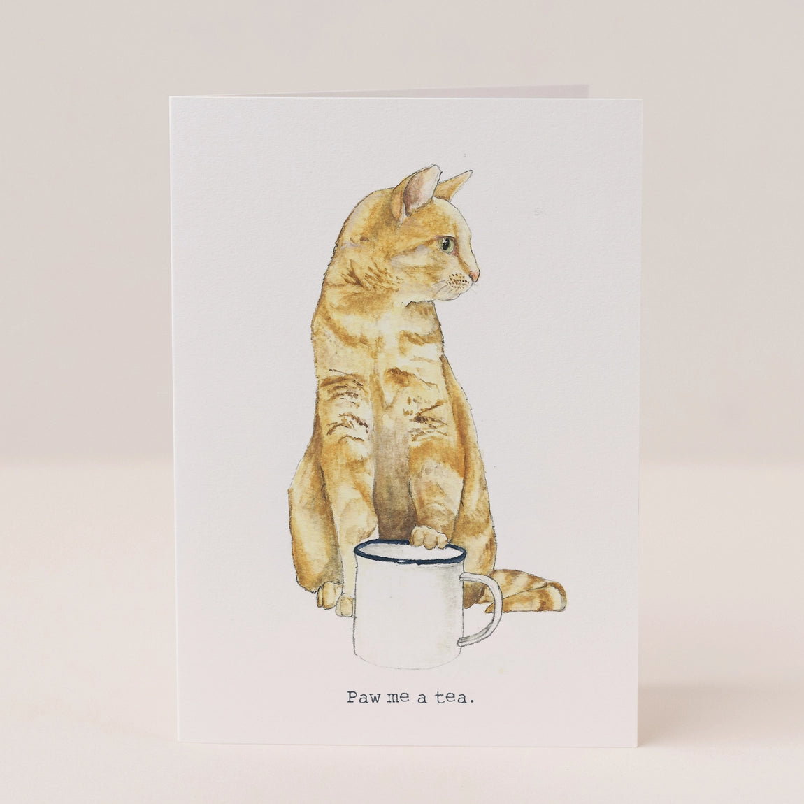 Paw Me a Tea Card