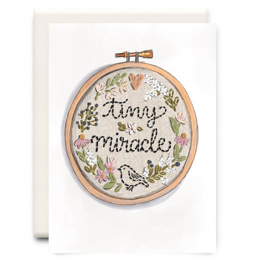 Tiny Miracle Baby Card