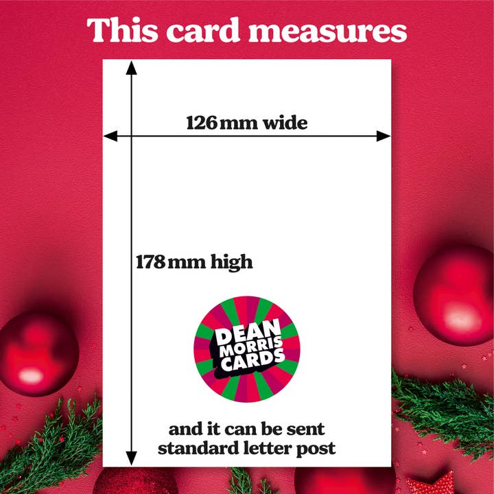 Merry Christmas From Your Little Sh*T Girl Greeting Card
