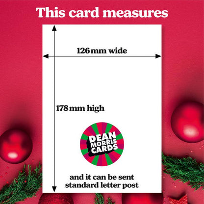 Merry Christmas From Your Little Sh*T Girl Greeting Card
