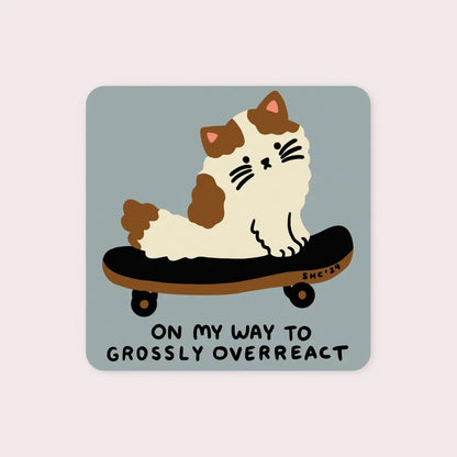 S68 Overreact Vinyl Sticker