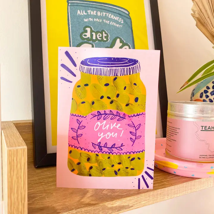 Olive you! Greetings Card