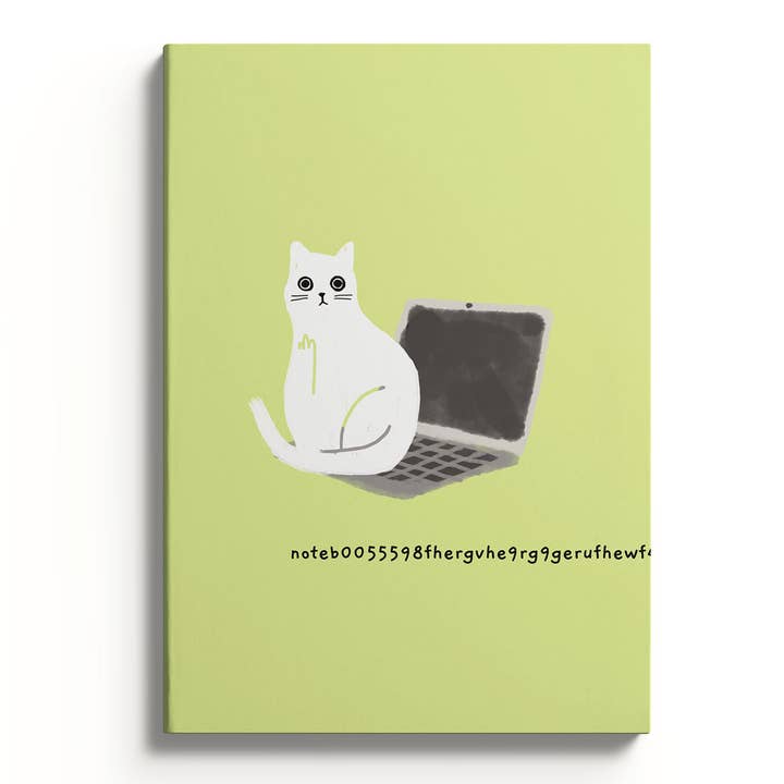 Laptop Cat Notebook