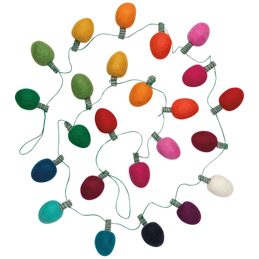 Felt Spirits Bright Garland