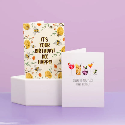 It's Your Birthday! Bee Happy! Greeting Card