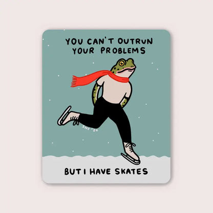 S100 Outrun Your Problems Waterproof Vinyl Sticker