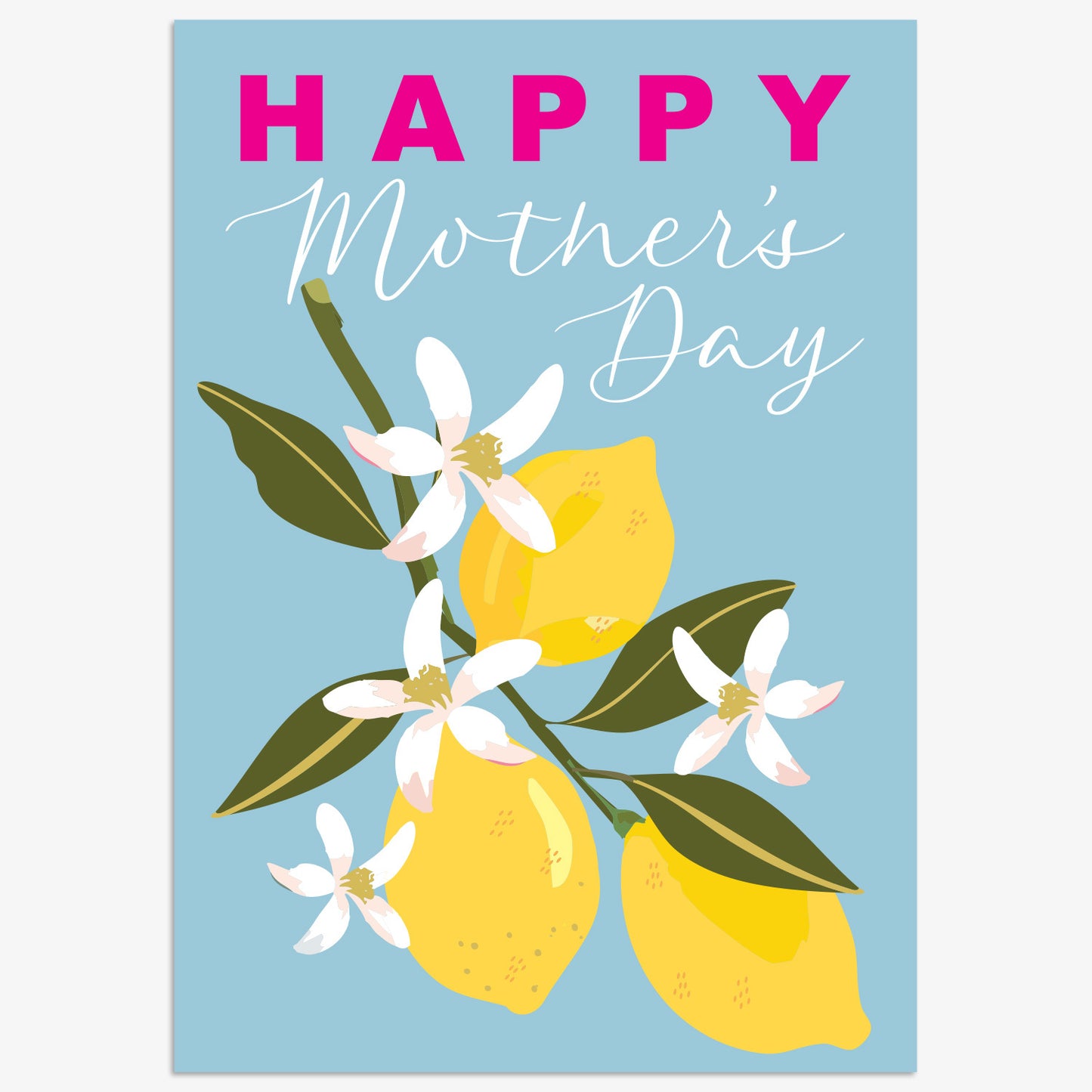 Happy Mother's Day Lemon Card