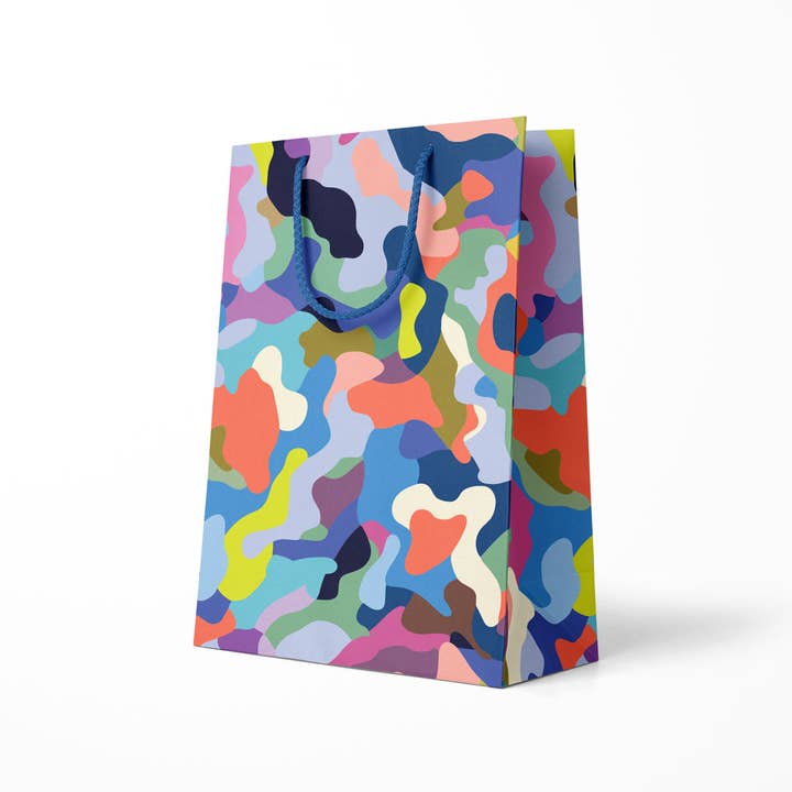 Colourful Camo Large Gift Bag