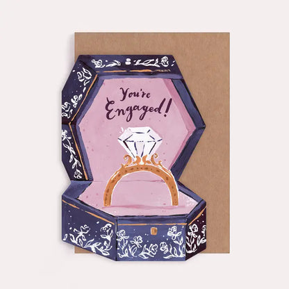 Engagement Ring Box Card