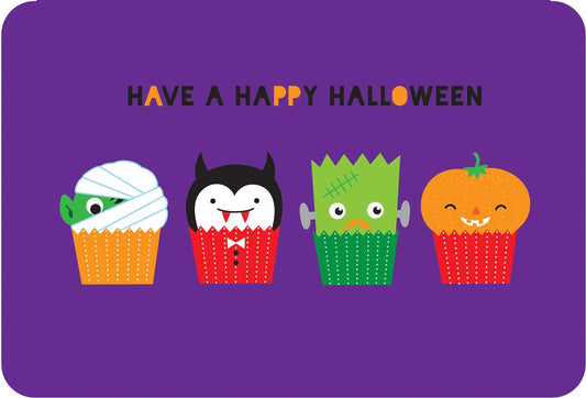 Spooky Cupcakes Halloween Card