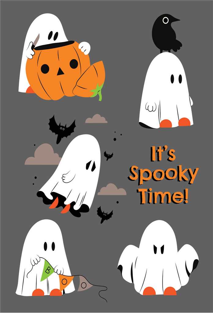 It's Spooky Time Halloween Card