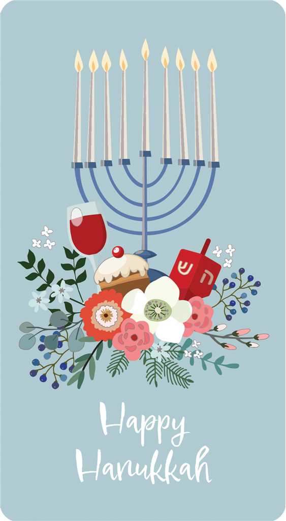 Happy Hanukkah Card