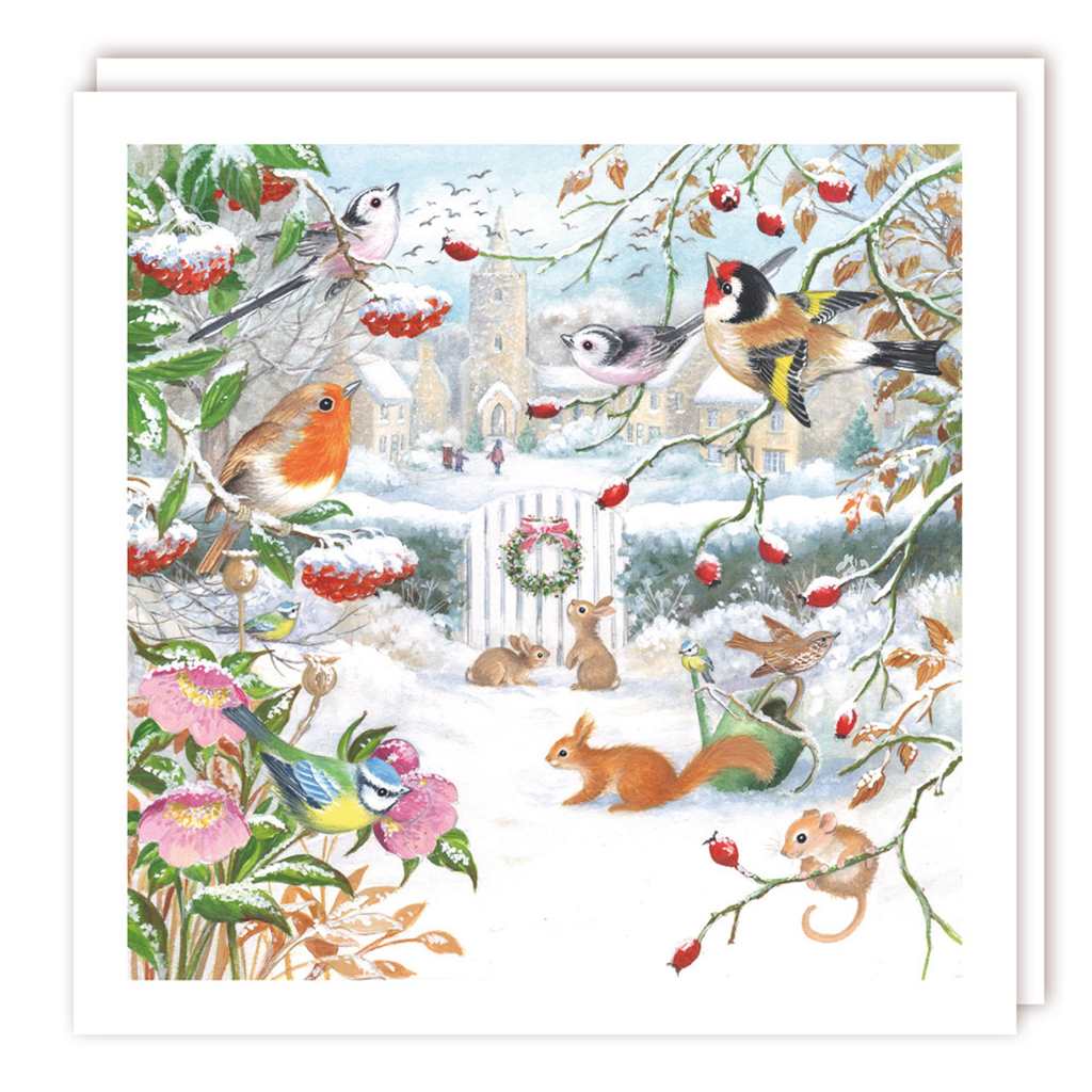 Front Yard Winter Animals Cards Pack