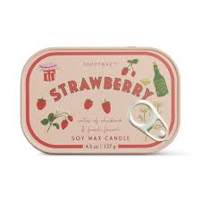 Bistro Tin Candle Strawberry