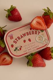 Bistro Tin Candle Strawberry