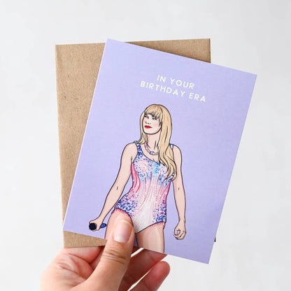 Taylor In Your Birthday Era Pop Culture Birthday Card