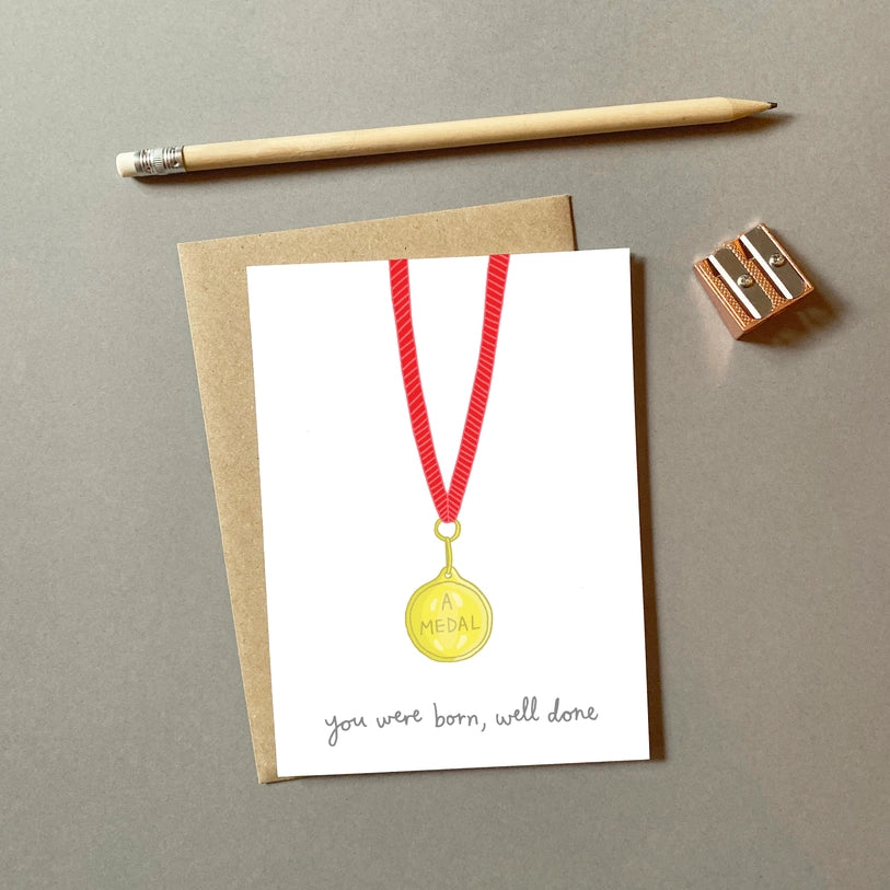 Birthday Medal Greeting Card