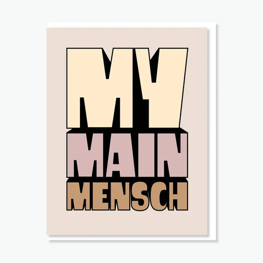 My Main Mensch Card
